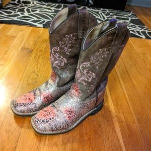 Shyanne Girls Cowboy Boots Size 4
